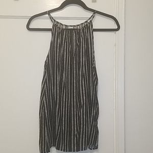 Tank top with keyhole front.